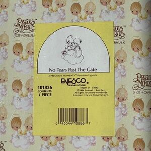 Precious Moments Porcelain Figurine “No Tears Past The Gate”